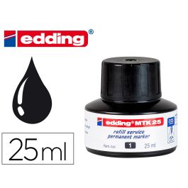 Tinta Rotulador Edding Mtk25 Con Sistema Capilar Color Negro Bote 25 mL Precio: 6.8848995039. SKU: B1FYWELYCH