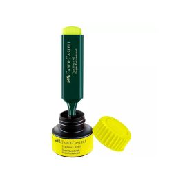 Tinta Rotulador Faber Castell Textliner Fluorescente 1549 Con Sistema Capilar Color Amarillo Bote 30 mL