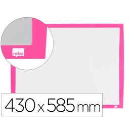 Pizarra magnética Nobo Fucsia 58,5 x 43 cm Blanco Precio: 29.6450001694. SKU: B14K8YMENX