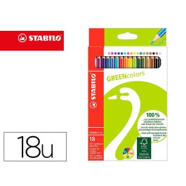 Lapices De Colores Stabilo Green Colors Con Certificado Fsc Estuche Carton De 18 Unidades Colores Surtidos Precio: 5.79000004. SKU: B1HX6DASXH