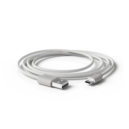 Cable Groovy Usb-A A Micro Usb Longitud 1 Mt Color Blanco