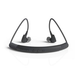 Auriculares Groovy Sport Bluetooth Neckband Con Microfono Color Gris Oscuro