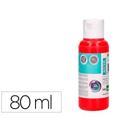 Pintura Acrilica Liderpapel Bote De 80 mL Rojo