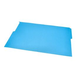 Subcarpeta Cartulina Liderpapel Folio Pestaña Superior 240 gr-M2 Azul 50 unidades