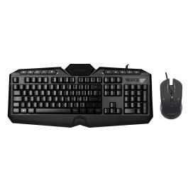 Set Teclado Y Raton Q-Connect Gaming Con Cable E Iluminacion Led Color Negro Precio: 29.6450001694. SKU: B142XJCNER