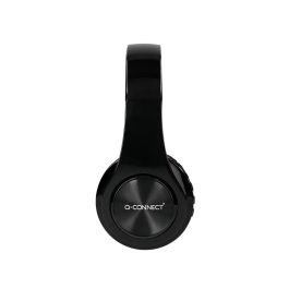 Auricular Q-Connect Bluetooth Diadema Ajustable Color Negro