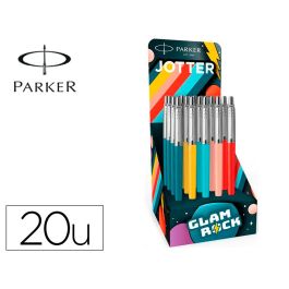 Boligrafo Parker Jotter Originals Glam Rock Transit Expositor De 20 Unidades Colores Surtidos Precio: 131.769. SKU: B19W8PD7R7