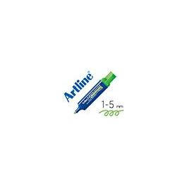 Rotulador Artline Fluorescente Eks-600 Verde Punta Biselada 10 unidades