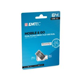 Memoria Emtec Usb 3.2 Dual Mobile & Go Type-C -Usb 64 grb