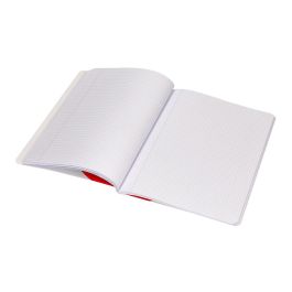 Libreta Antartik A5+ Plus Cosida 48 Hojas 90 gr-M2 Cuadro 4 mm Con Margen 6 Colores Surtidos 12 unidades