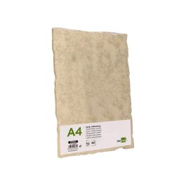 Papel Pergamino Liderpapel Din A4 Con Bordes 180 gr Color Crema Paquete De 50 Hojas