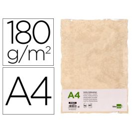 Papel Pergamino Liderpapel Din A4 Con Bordes 180 gr Color Crema Paquete De 50 Hojas