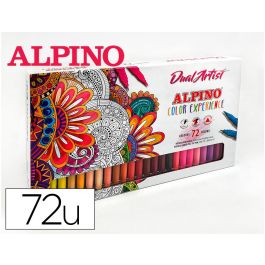 Alpino Rotuladores Dual Artist Color Experience Doble Punta Fina-Pincel C-Surtidos Estuche 72 Ud Precio: 31.50000018. SKU: S8400320