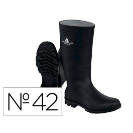 Botas Deltaplus De Seguridad Stone Pvc Negro Suela De Tacos Talla 42