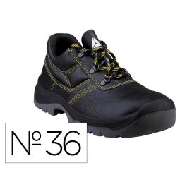 Zapatos De Seguridad Deltaplus Piel Crupon Pigmentada Suela Pu Bi Densidad Color Negro Talla 36 Precio: 31.69000043. SKU: B18Q34KT52