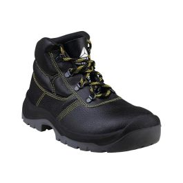 Botas Deltaplus De Seguridad Piel Crupon Pigmentada Suela Pu Bi-Densidad Color Negro Talla 36