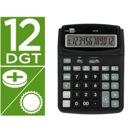 Calculadora Liderpapel Sobremesa Xf39 12 Digitos Solar Y Pilas Color Negro 190x140x32 mm 40% Reciclada Precio: 16.4439000605. SKU: B1H3QPTAT5