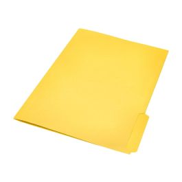 Subcarpeta Cartulina Liderpapel A4 Pestaña Inferior 240 gr-M2 Color Amarillo 50 unidades