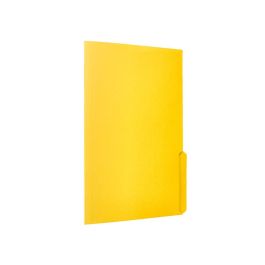 Subcarpeta Cartulina Liderpapel Folio Pestaña Inferior 240 gr-M2 Color Amarillo 50 unidades