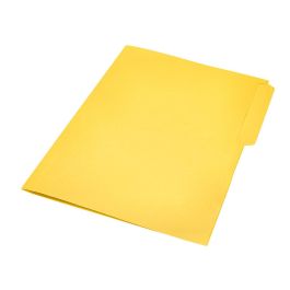 Subcarpeta Cartulina Liderpapel Folio Pestaña Superior 240 gr-M2 Color Amarillo 50 unidades