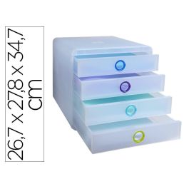 Exacompta Fichero Cajones Sobremesa Pop Box Translucido 4 Cajones Multicolor Precio: 51.49999943. SKU: B1AGSGSQ47