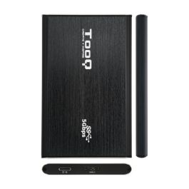 Caja Externa TooQ TQE-2529B 2.5" HD SATA III USB 3.0 1 MB Negro