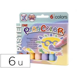 Tempera Solida En Barra Playcolor Pastel One Caja De 6 Unidades Colores Surtidos Precio: 5.79000004. SKU: B1ER9HS8WP