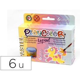 Tempera Liquida Playcolor Liquid Pastel 40 mL Caja De 6 Unidades Colores Surtidos Precio: 7.49999987. SKU: B1GY4N9JGP