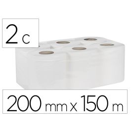 Papel Secamanos Bunzl Greensource 2 Capas Celulosa Blanca 200 mm X 150 Mt Paquete De 6 Rollos Precio: 45.50000026. SKU: B135TDJKMN