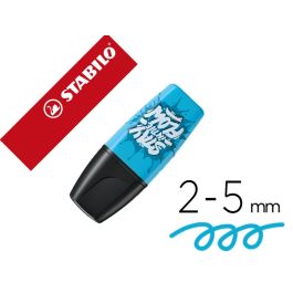 Rotulador Stabilo Boss Mini Fluorescente By Snooze One Azul 10 unidades