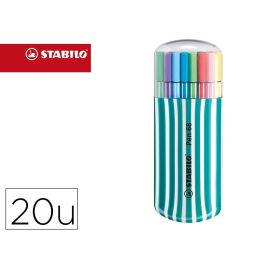 Rotulador Stabilo Punta De Fibra Pen 68 Zebrui Turquesa Estuche De 20 Unidades Colores Surtidos Precio: 20.50000029. SKU: S7808512