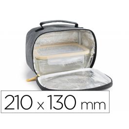 Portadesayunos Térmico Ibili 753401g Gris Poliéster Vidrio de Borosilicato 21 x 13 x 14 cm Precio: 14.69000016. SKU: B16J9LKDS6