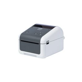 Impresora de Etiquetas y Tickets Brother TD-4210D/ Térmica Directa/ Ancho etiqueta 118mm/ USB-RS-232C/ Blanca y Negra