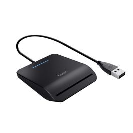 Trust Lector De Tarjetas Externo Dni Compatible Con Dnie Y Smartcards Usb 2.0 Negro