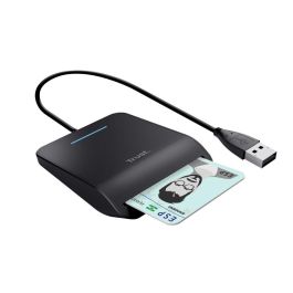 Trust Lector De Tarjetas Externo Dni Compatible Con Dnie Y Smartcards Usb 2.0 Negro