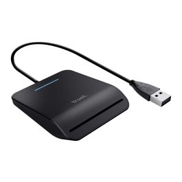 Trust Lector De Tarjetas Externo Dni Compatible Con Dnie Y Smartcards Usb 2.0 Negro