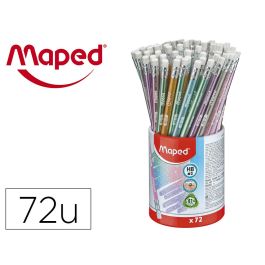 Lapices De Grafito Maped Plastico Glitter Deco Hb Con Goma 72 Colores Surtidos Precio: 25.4999998. SKU: B13YFTS23Z