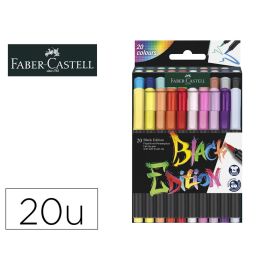 Rotulador Faber Castell Edicion Black Punta De Pincel Caja De 20 Unidades Colores Surtidos Precio: 18.7549994797. SKU: B1GSTPDF34