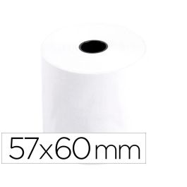 Rollo Sumadora Termico Q-Connect 57 mm Ancho X 60 mm Diametro Sin Bisfenol A Papel De 70 gr-M2 10 unidades Precio: 10.3939006534. SKU: B19S7ZQPL9