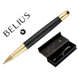 Boligrafo Belius Passion Dor Aluminio Textura Cepillada Color Negro Y Dorado Tinta Azul Caja De Diseño Precio: 11.49999972. SKU: B186RS3M29