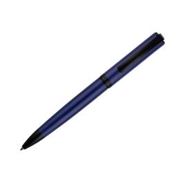 Boligrafo Belius Turbo Aluminio Color Azul Y Negro Tinta Azul Caja De Diseño