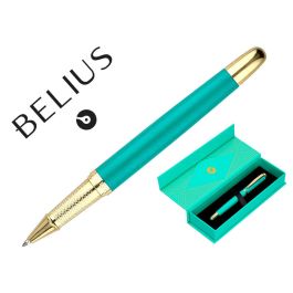 Boligrafo Belius Soiree Aluminio Color Art Deco Turquesa Y Dorado Tinta Azul Caja De Diseño Precio: 10.50000006. SKU: B197HA54E7