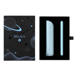 Pluma Y Funda De Similpiel Belius Space B Color Minimalista Azul Tinta Azul Caja De Diseño