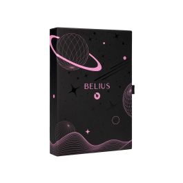 Roller Y Funda De Similpiel Belius Space B Color Minimalista Rosa Tinta Azul Caja De Diseño