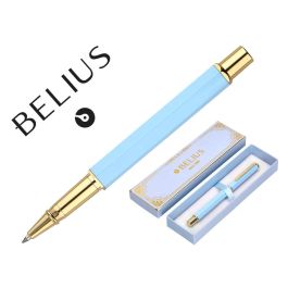 Boligrafo Belius Macaron Bliss Forma Hexagonal Color Celeste Y Dorado Tinta Azul Caja De Diseño Precio: 6.59000001. SKU: B136PVSR3A