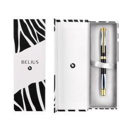 Roller Belius Dualita Cuerpo Blanco Color Negro Tinta Negra Caja De Diseño