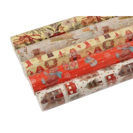 Liderpapel Papel de Regalo Navidad Rollo 70 cm x 2 m, Diseños Surtidos, Gramaje 60 gr