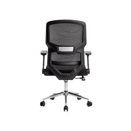 Silla Q-Connect Oficina Lucca Malla Base Metalica Alt Max 1090 Anc 700 Prof 650 Ruedas Premium Color Negro