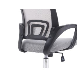 Silla Q-Connect Oficina Siena Malla Base Metalica Alt Max 1000 Anc 560 Prof 570 Ruedas Premium Color Blanco Gris