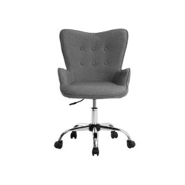 Silla Q-Connect Escritorio Mes Sina Base Metalica Alt Max 960 Anc 570 Prof 620 Ruedas Premium Color Gris